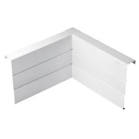 12" L Three-Panel Inside Corner Trim for UF-3 Radiator - Runtal White