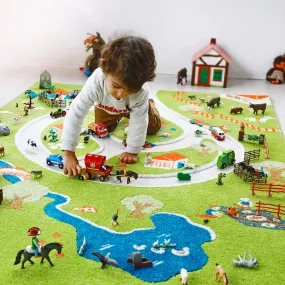 3D Farm Play Rug