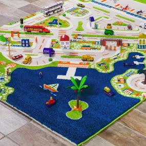 3D Mini City Play Rug