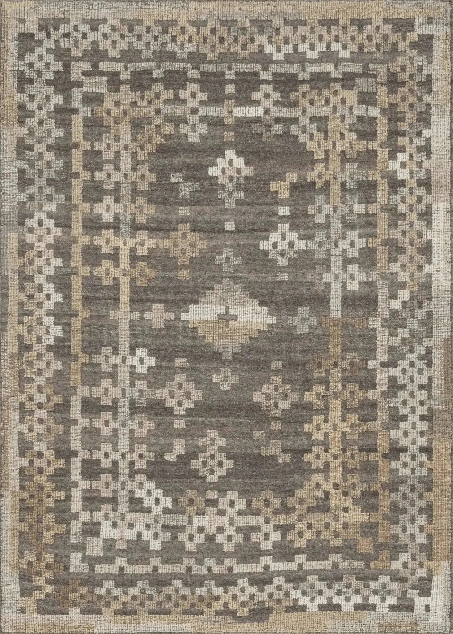 Akina AK-01 Charcoal/Taupe Rug