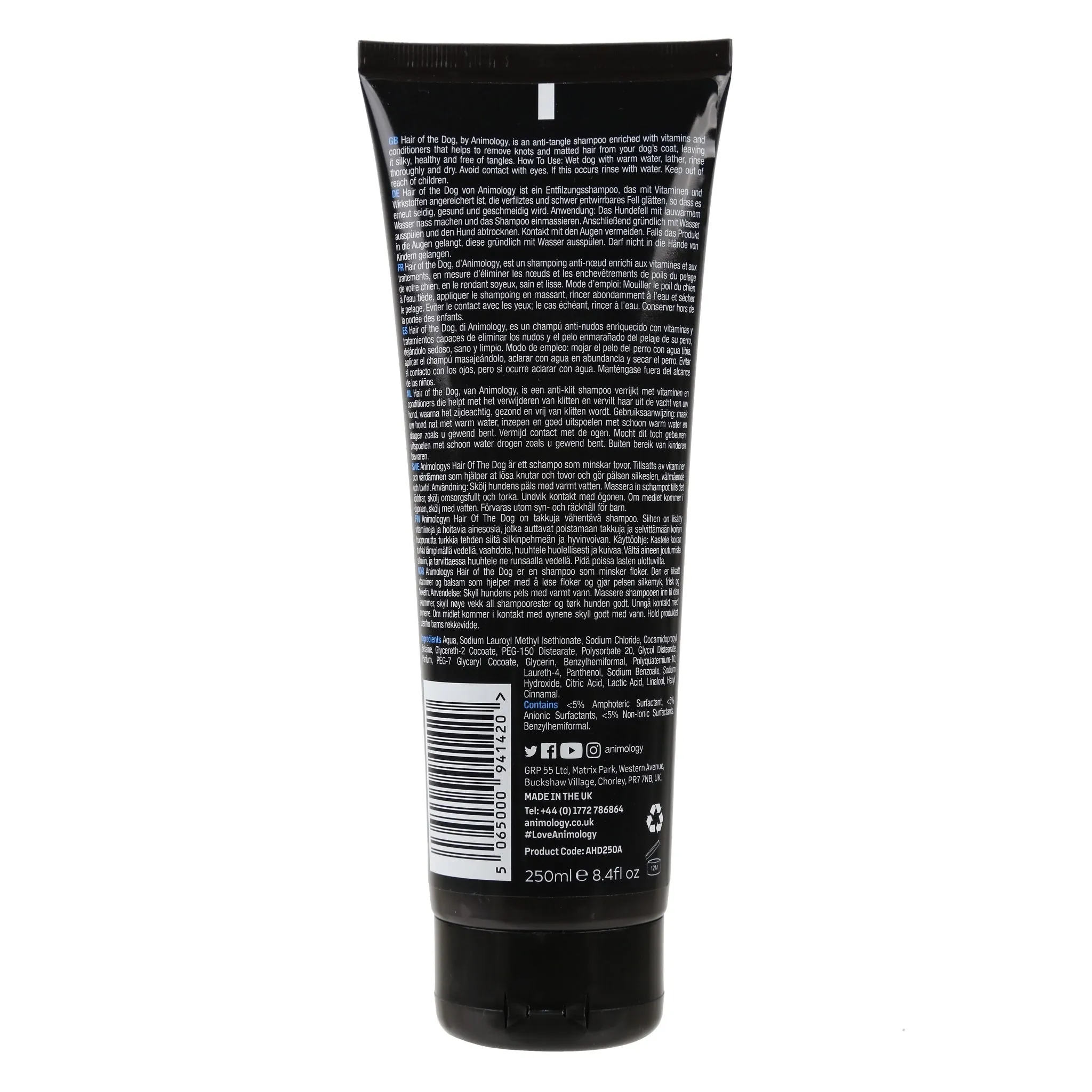 Animology Hair Of The Dog Anti Tangle Shampoo