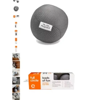 Anti-Static Dryer Balls Grey Set of 3