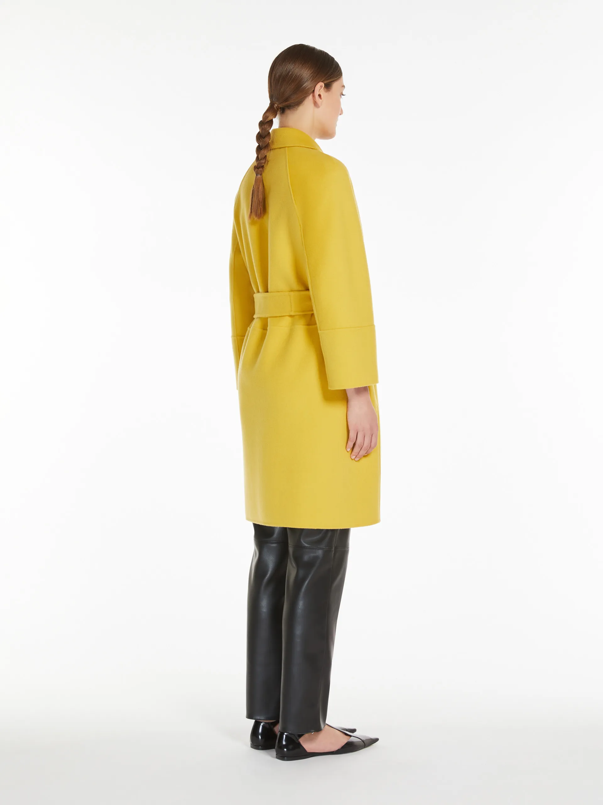 Arona short double-faced wool coat