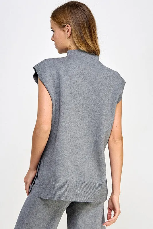 Autumn Trends Grey Knit Top