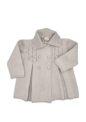 Baby girls hand-knitted coat 'Alaska'