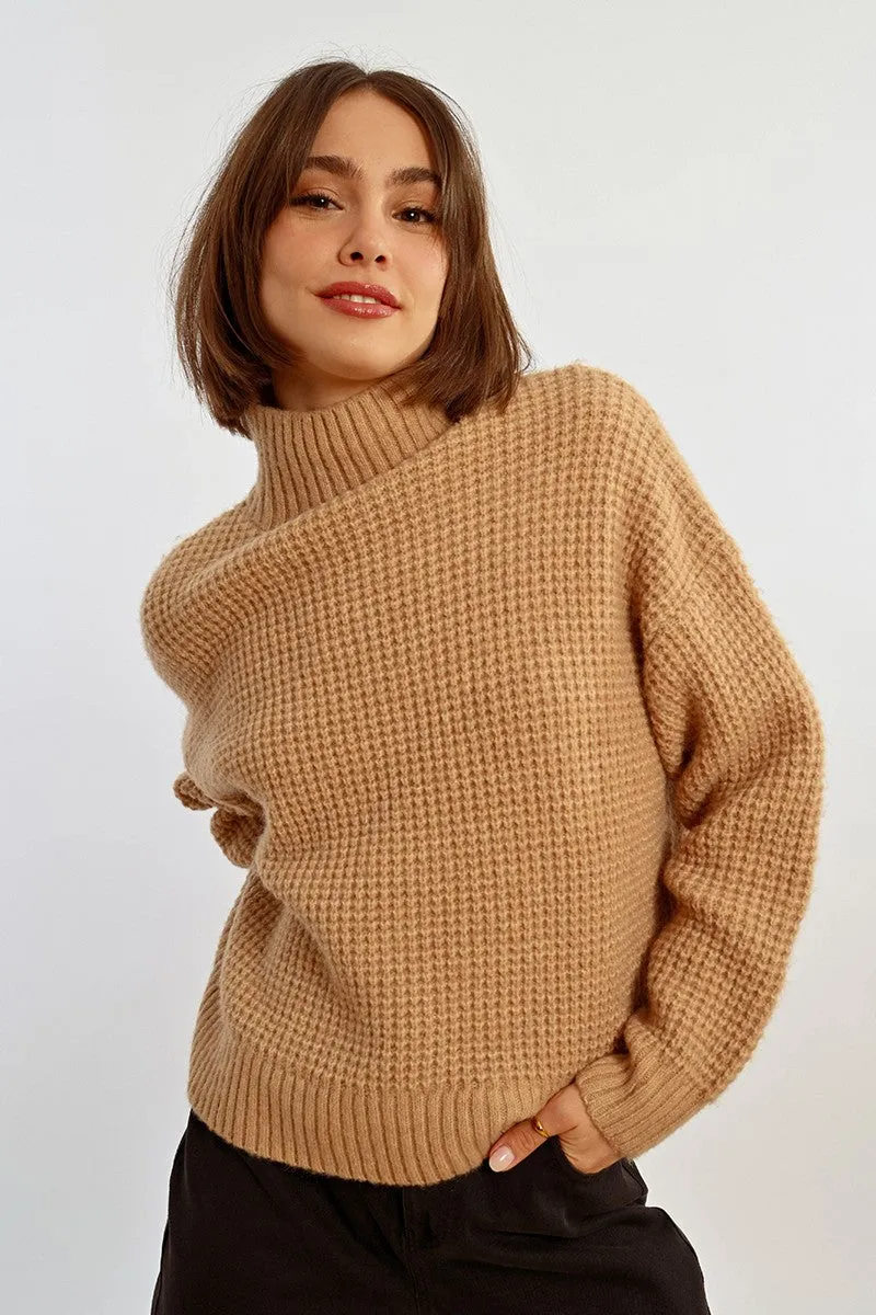 Beige Knitted Sweater