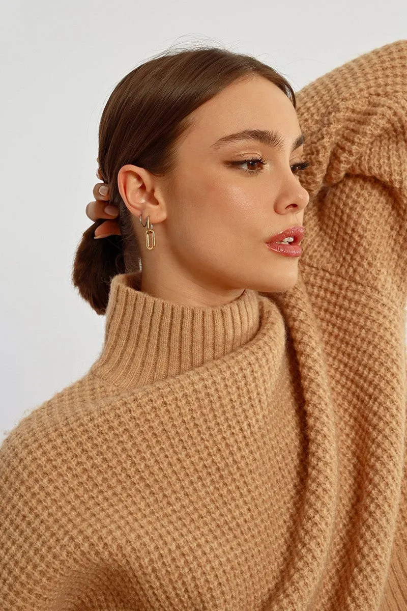 Beige Knitted Sweater