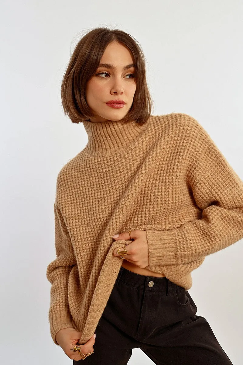 Beige Knitted Sweater