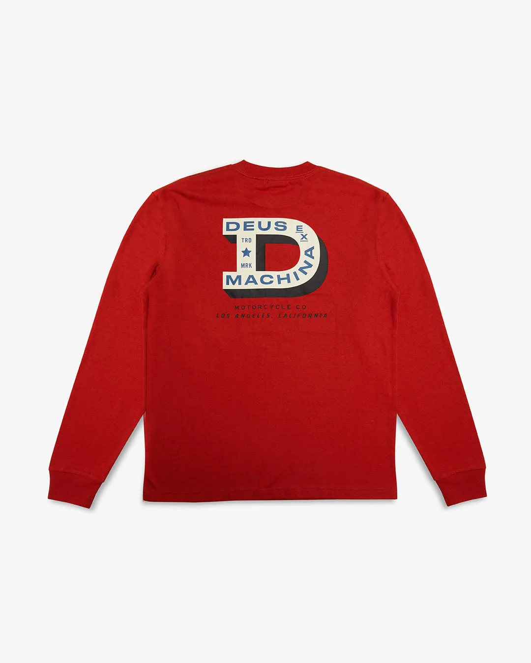 BIGDEE LS TEE - RED CLAY