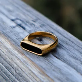 Black and Gold Ring