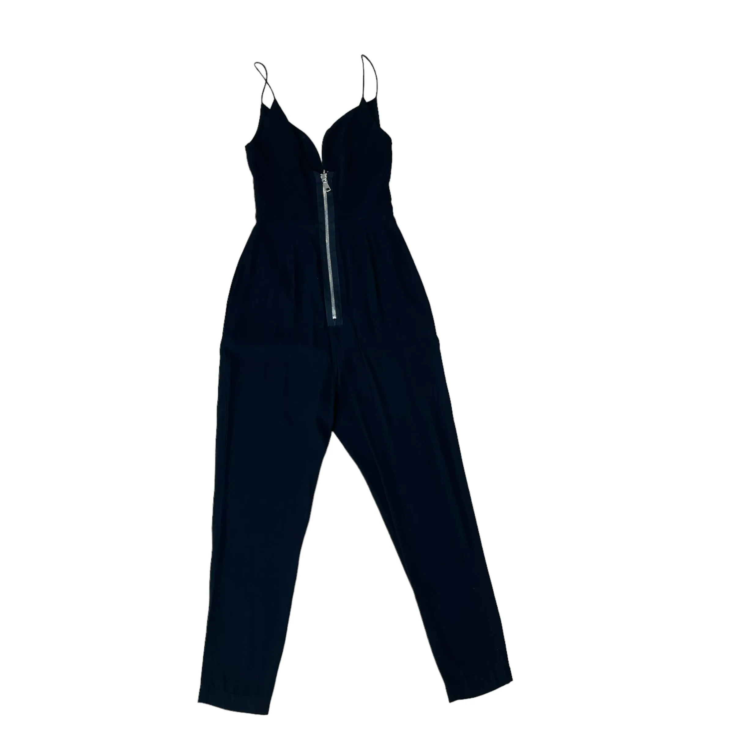 Black Cutout Jumpsuit - 0