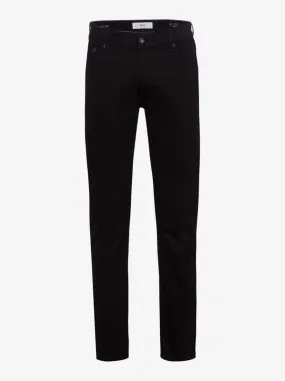 Brax - Chuck Hi-Flex Denim: Tapered Leg Black Jeans