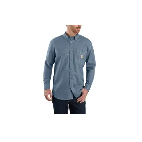 Carhartt FR Force Loose Fit Lightweight Long-Sleeve Shirt Steel Blue