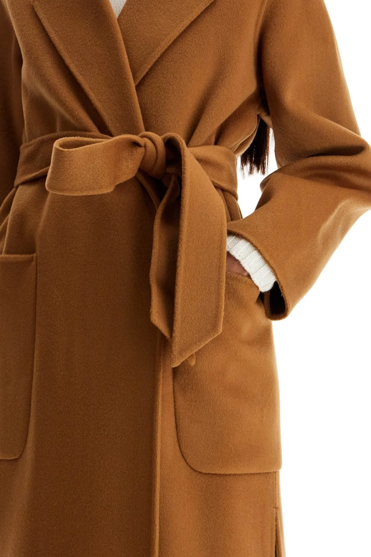 celia wrap coat robe style