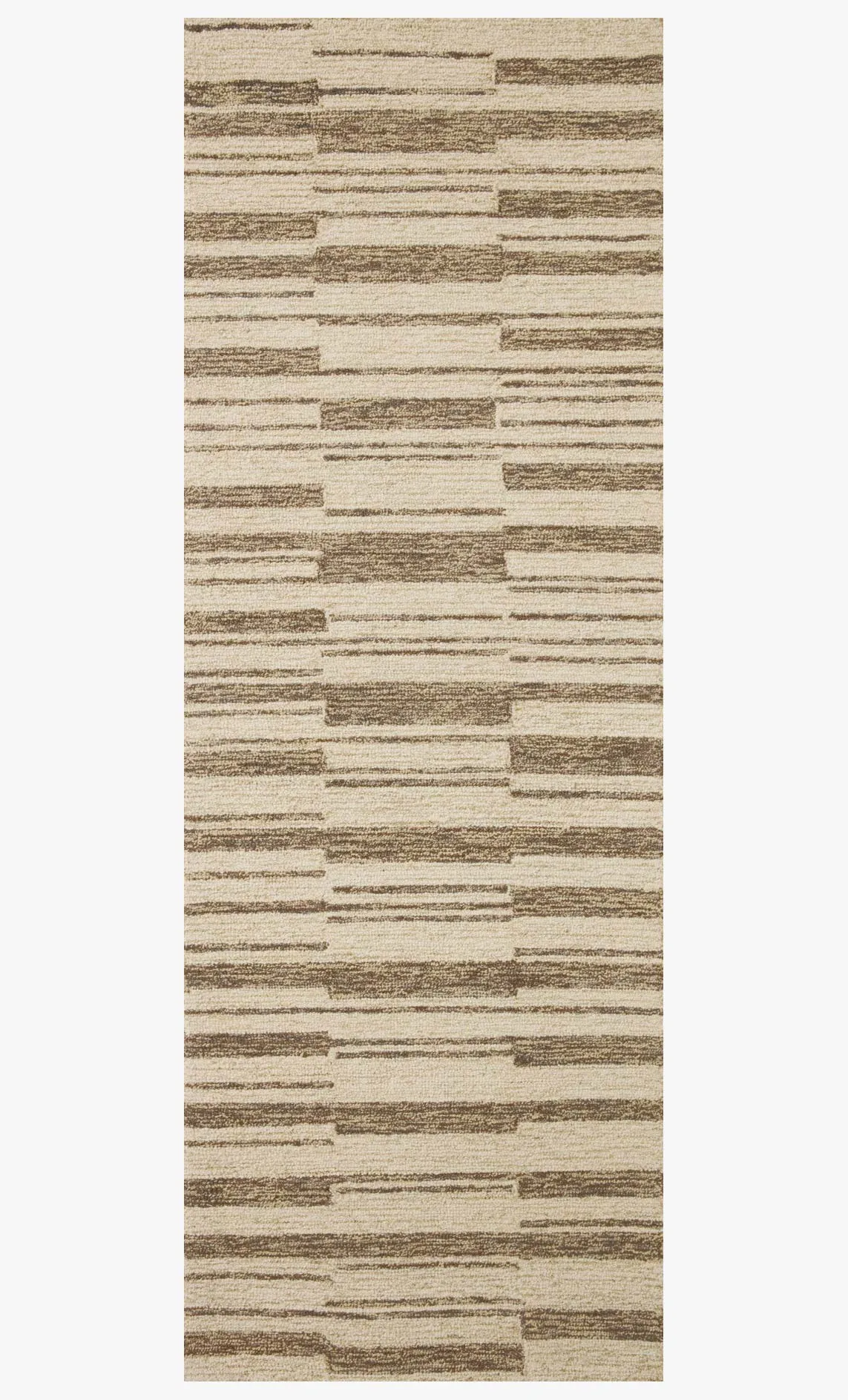 Chris Loves Julia x Loloi Polly Collection - Contemporary Hand Tufted Rug in Beige & Tobacco (POL-04)