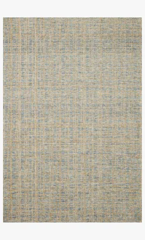 Chris Loves Julia x Loloi Polly Collection - Contemporary Hand Tufted Rug in Blue & Sand (POL-03)