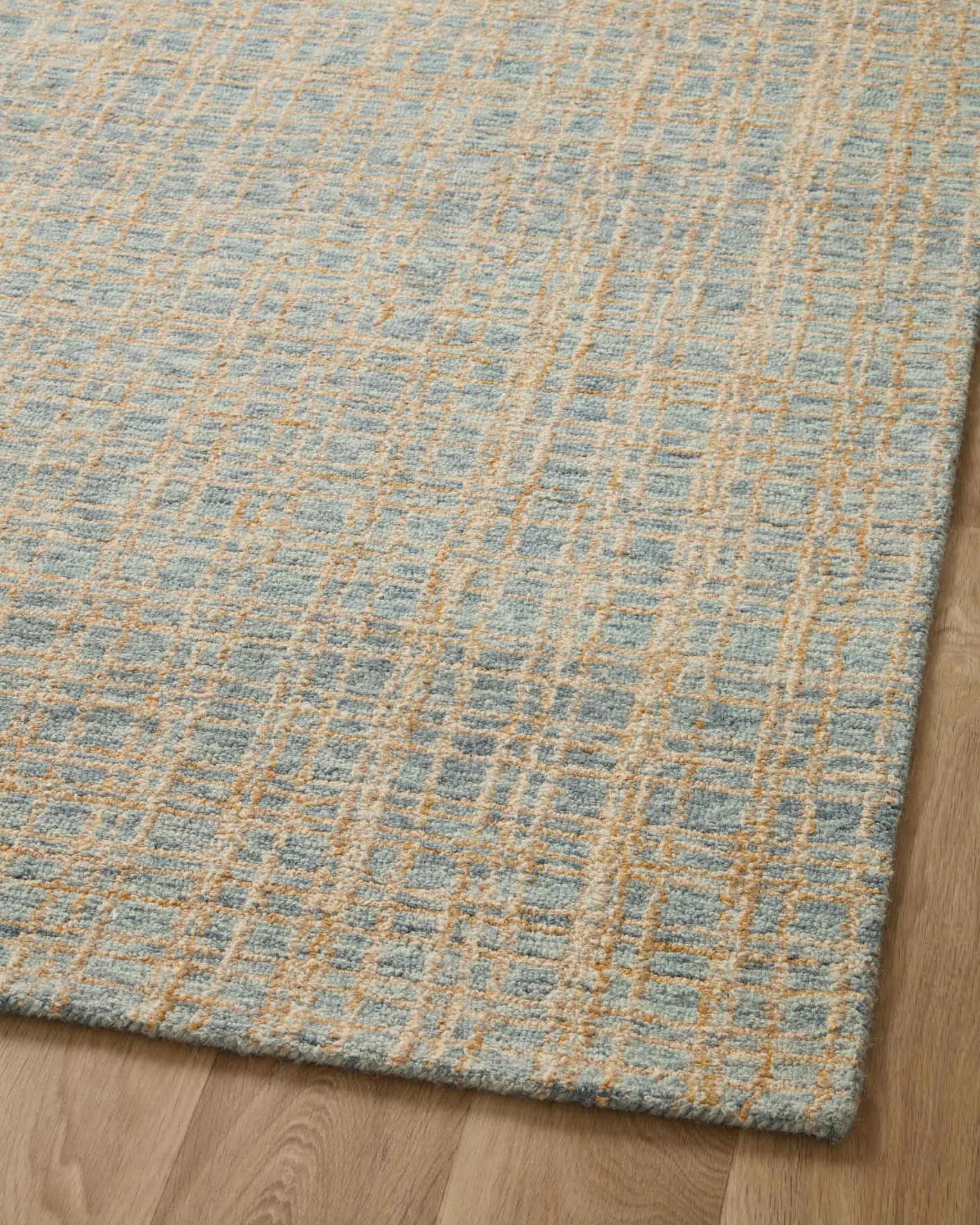 Chris Loves Julia x Loloi Polly Collection - Contemporary Hand Tufted Rug in Blue & Sand (POL-03)