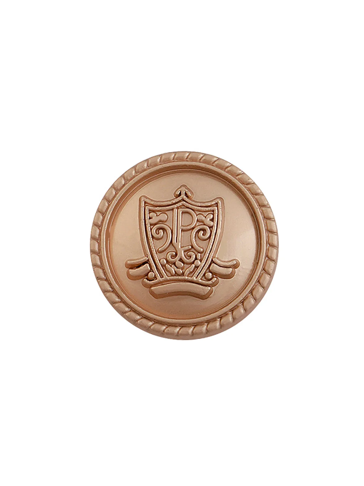 Classic Round Shape Engraved Design Coat Metal Button