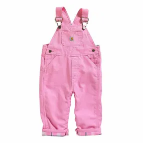 CM9629 - Carhartt Girls Canvas Overall-Flannel Lined