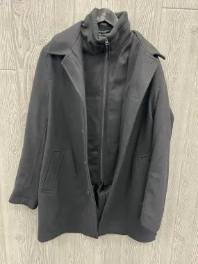 Coat Wool By Clothes Mentor In Black, Size: M