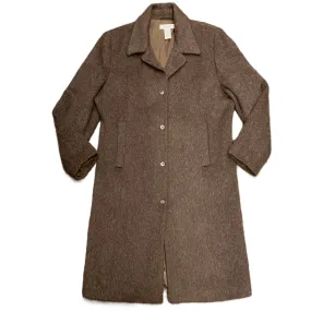 Coat Wool By Imagio In Brown, Size: L