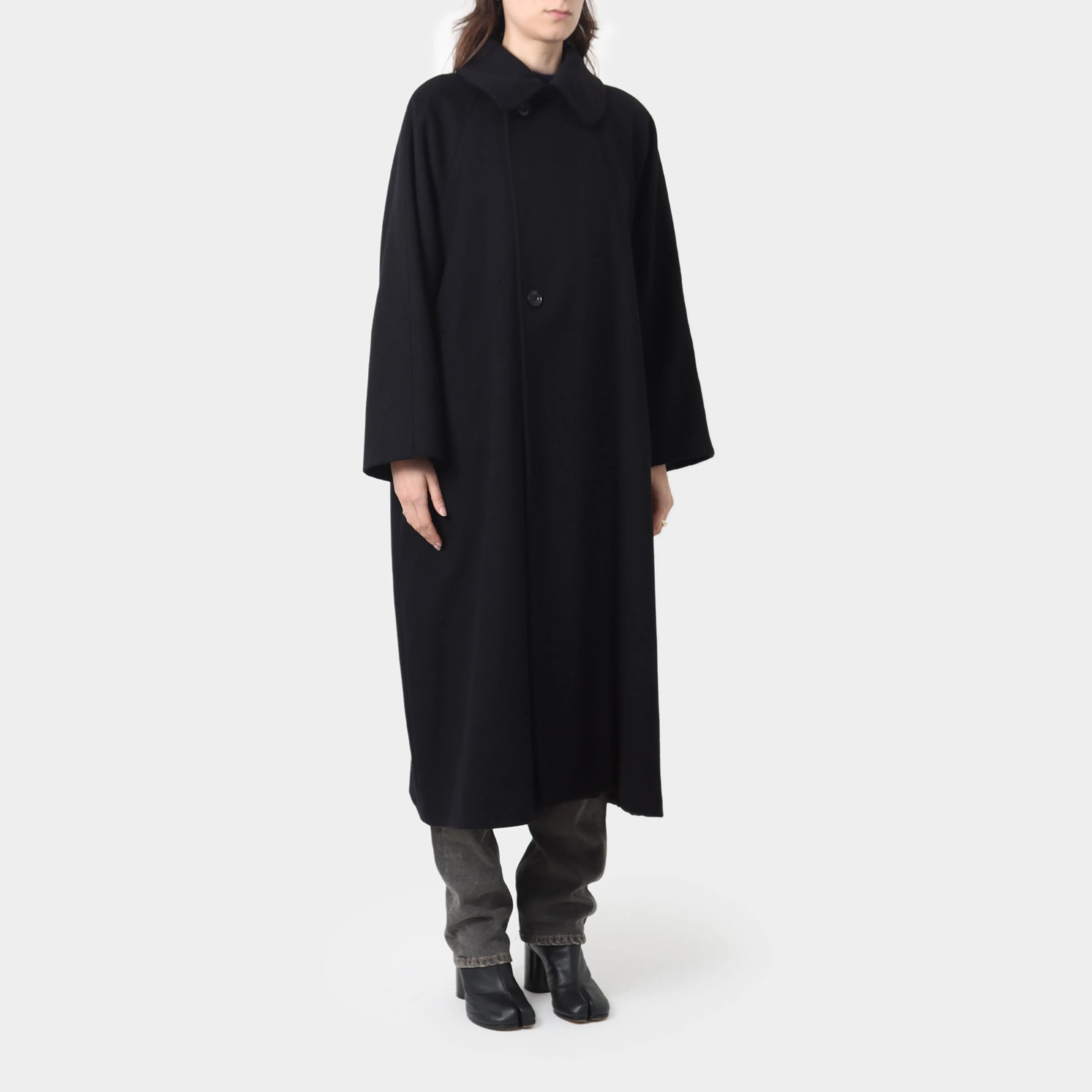 ÉCOLE DE CURIOSITÉS Wool & Cashmere trench coat