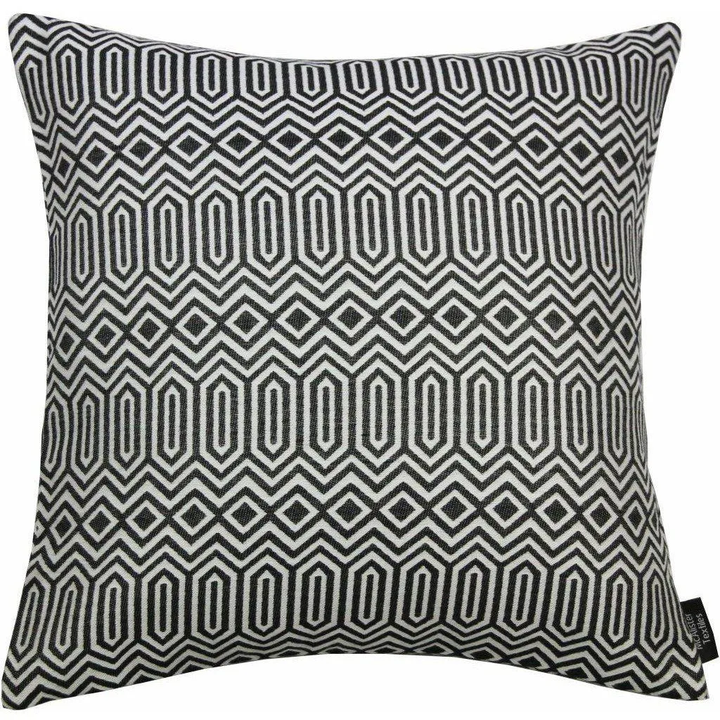 Colorado Geometric Black Cushion