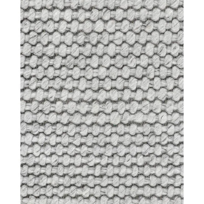 Cyrus Floor Rug - Silver (Wool Blend)