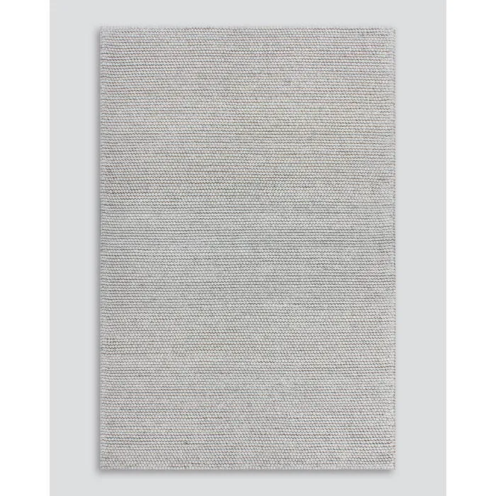 Cyrus Floor Rug - Silver (Wool Blend)