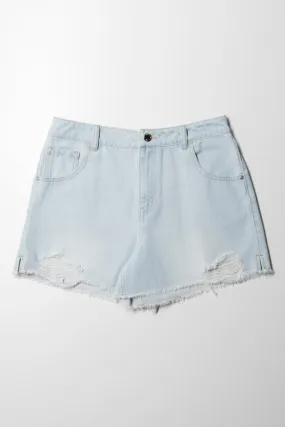 Denim Shorts Light Blue