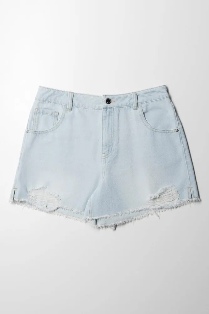 Denim Shorts Light Blue