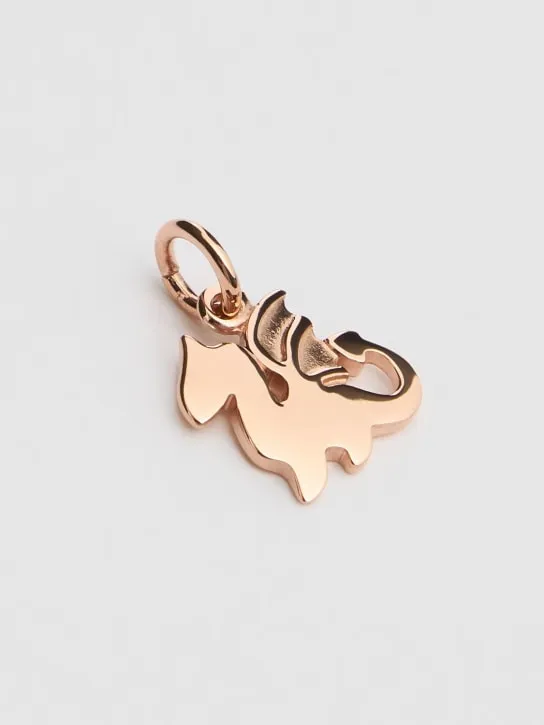 DoDo   9Kt Rose Gold Dragon charm 