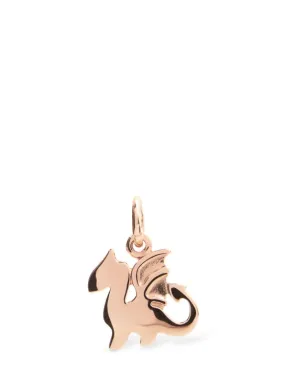 DoDo   9Kt Rose Gold Dragon charm 