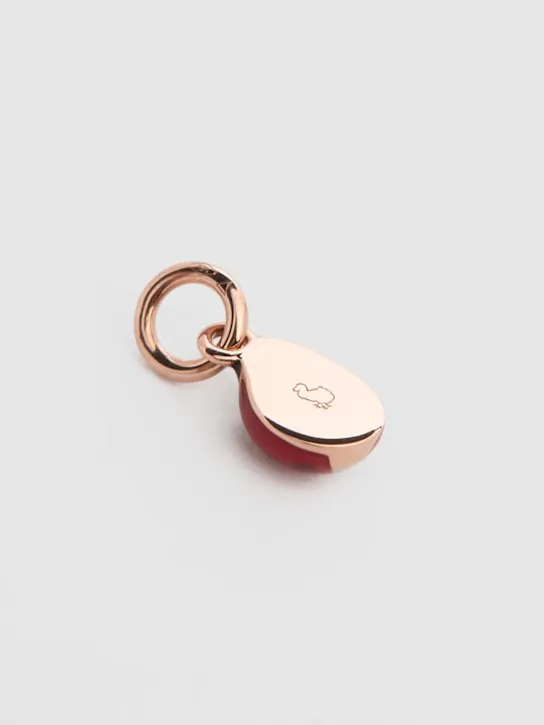 DoDo   9kt Rose Gold enamel Ladybug charm 