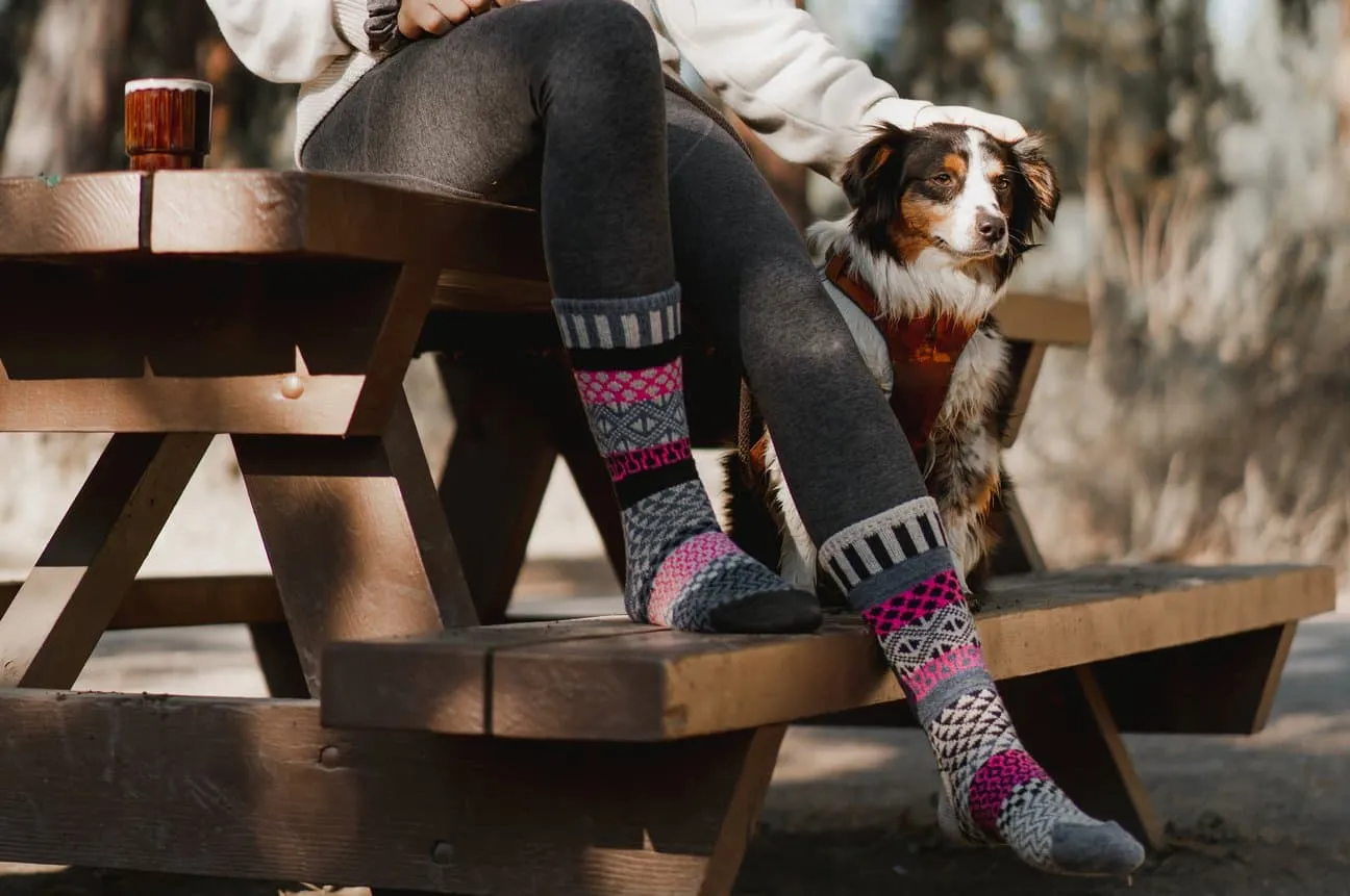 Dogwood Recycled Wool Mix Crew Socks