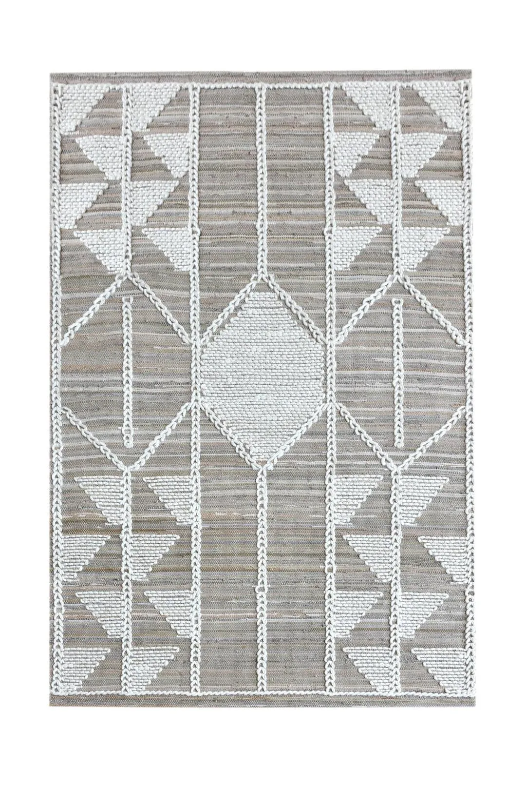 Dorval Natural Recycled Denim & Wool Rug