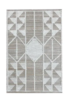 Dorval Natural Recycled Denim & Wool Rug