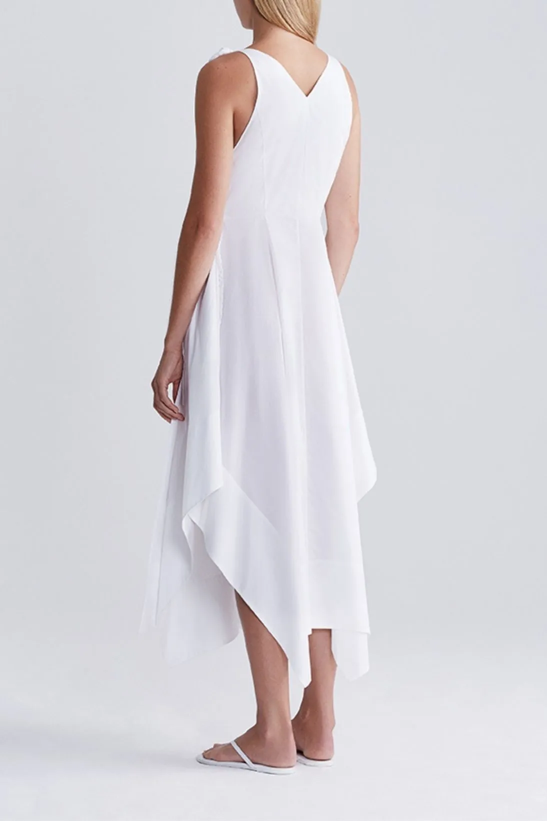 DRAPED WRAP DRESS