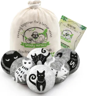 Dryer Balls, 100% Organic Wool Sustainable & Eco-Friendly - Dry 1,000 Loads