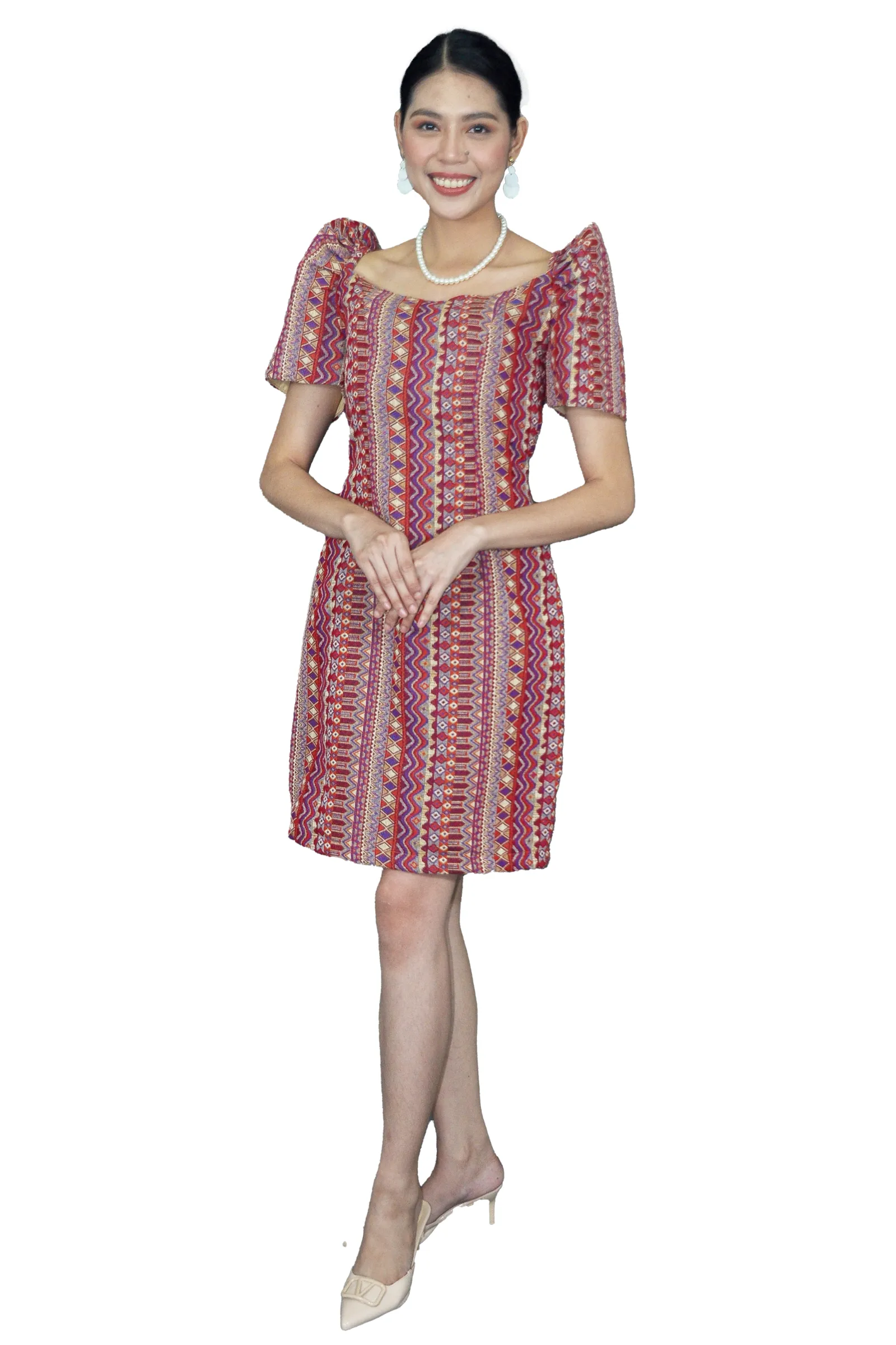 Ethnic Filipiniana Mestiza Dress - JB701