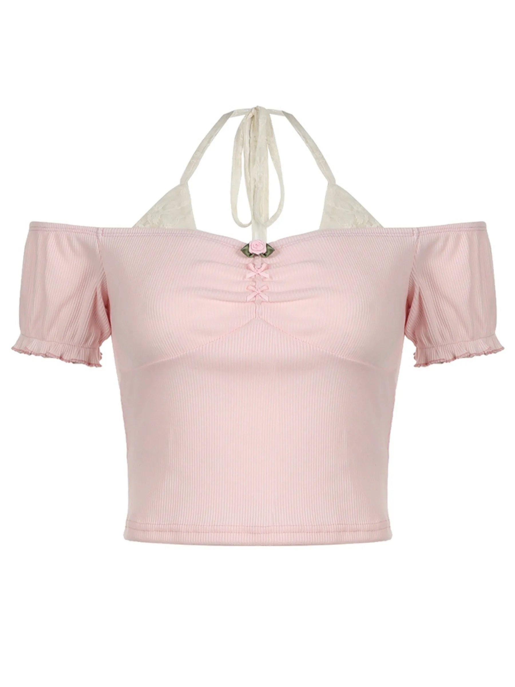 Evee Off Shoulder Crop Top