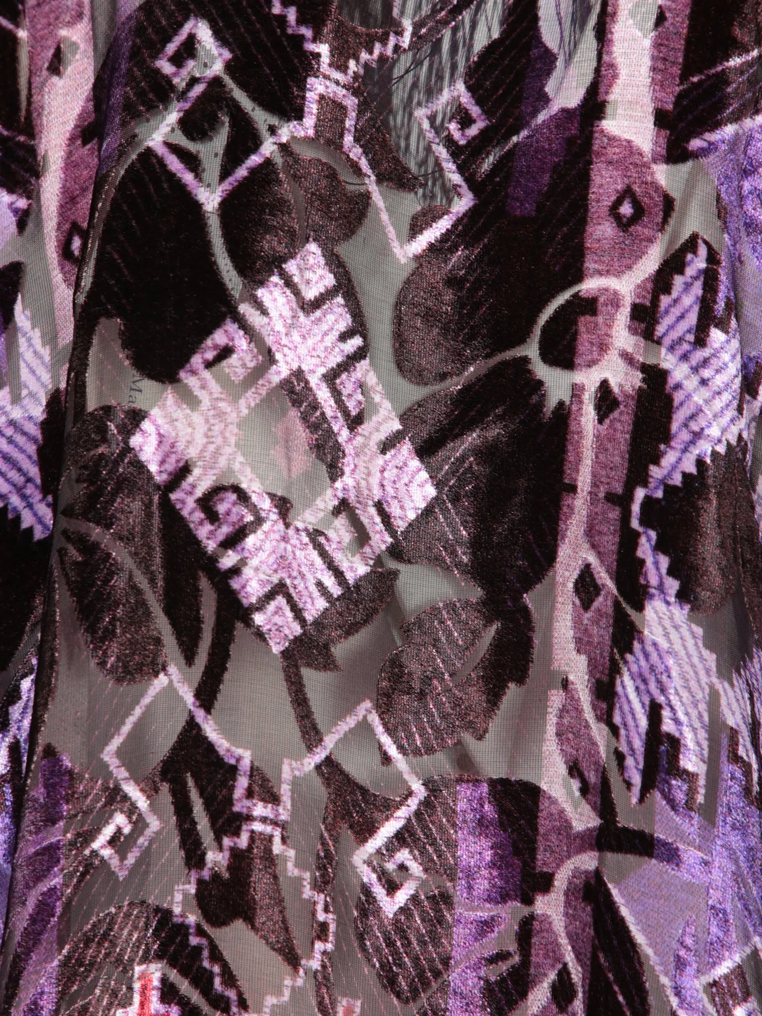 Fringes Kanp Purple Cape