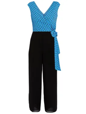 Gina Bacconi S Blue Milana Jumpsuit SBZ5512