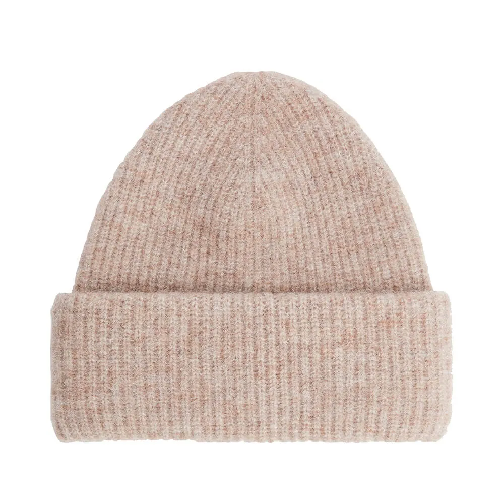 H&M x Arket Double Cuff Beanie In Alpaca Merino M, beige