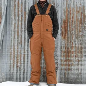 Key Ind Insulated Bib Overall in Saddle