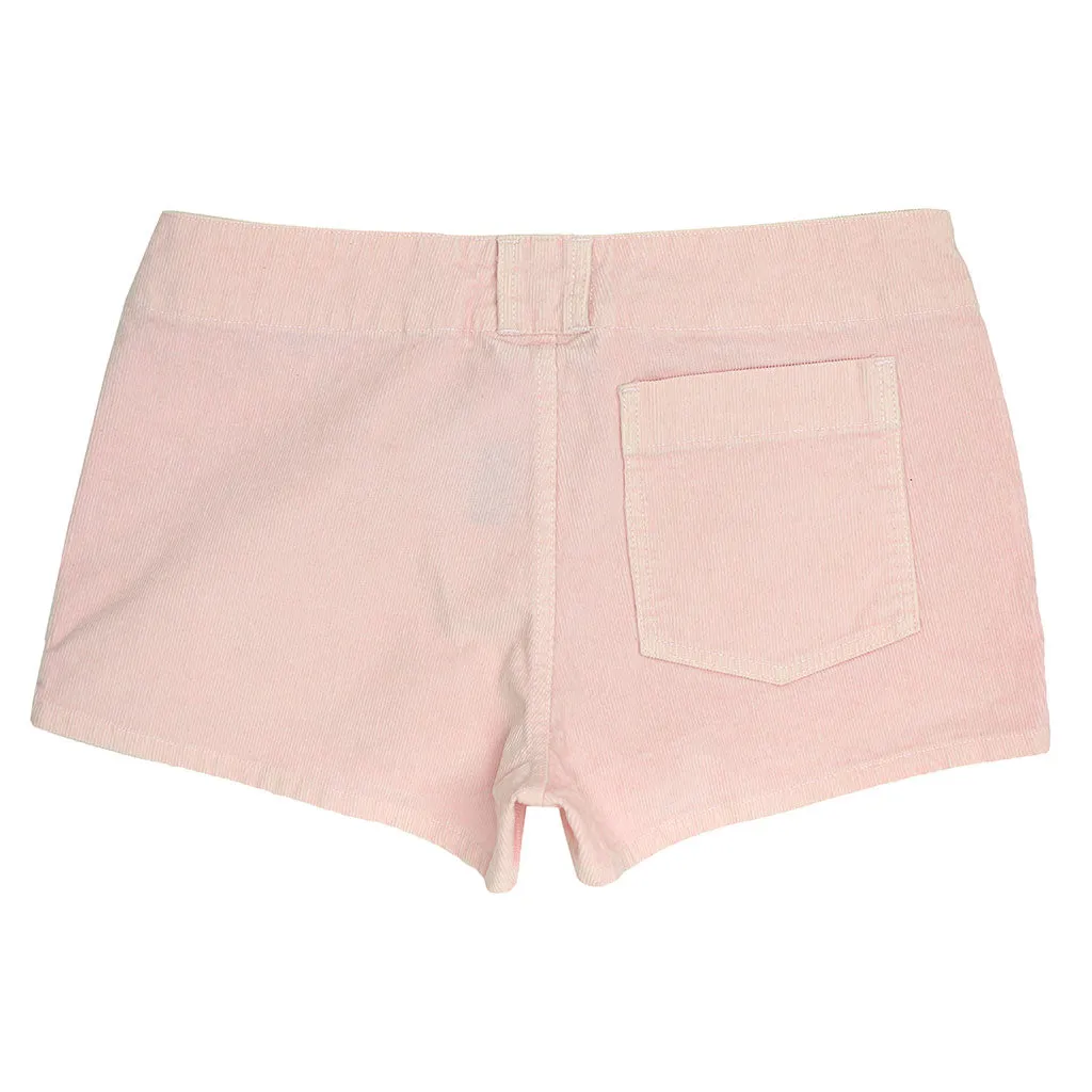 Lightweight Cotton Corduroy 3-Pocket Mili Short - Pink Clover