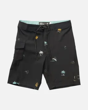 Lowtide Boys Black/MackerelBoardshort