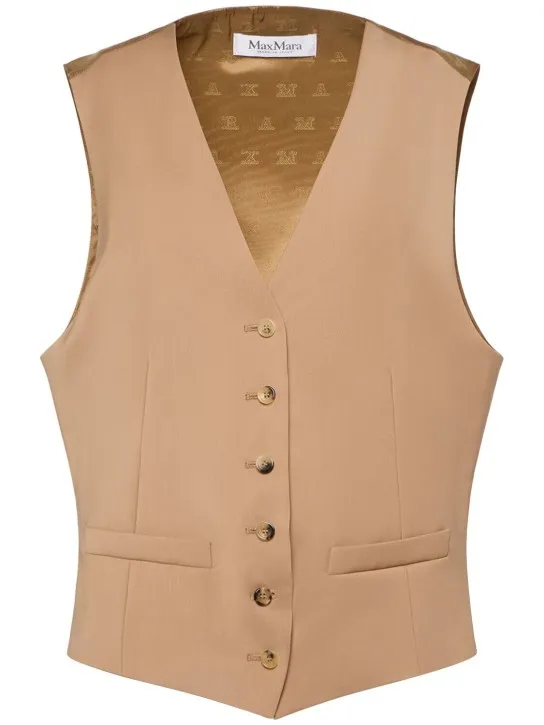 Max Mara   Zuai wool vest 