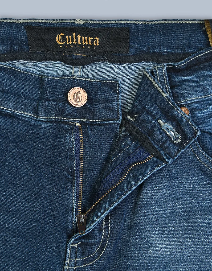 Men's Culture Denim Jeans - Mid Blue