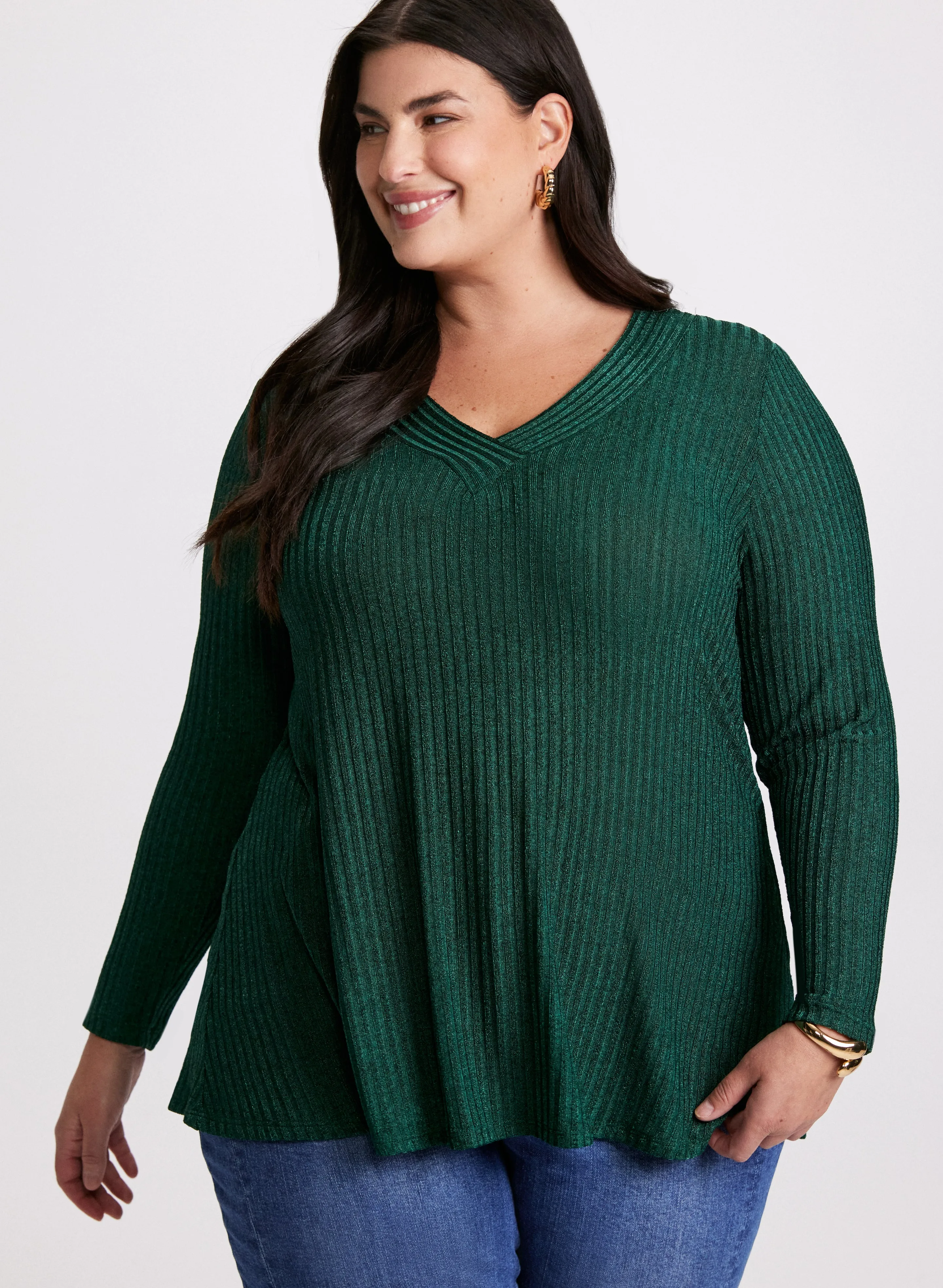 Mélange Knit Top